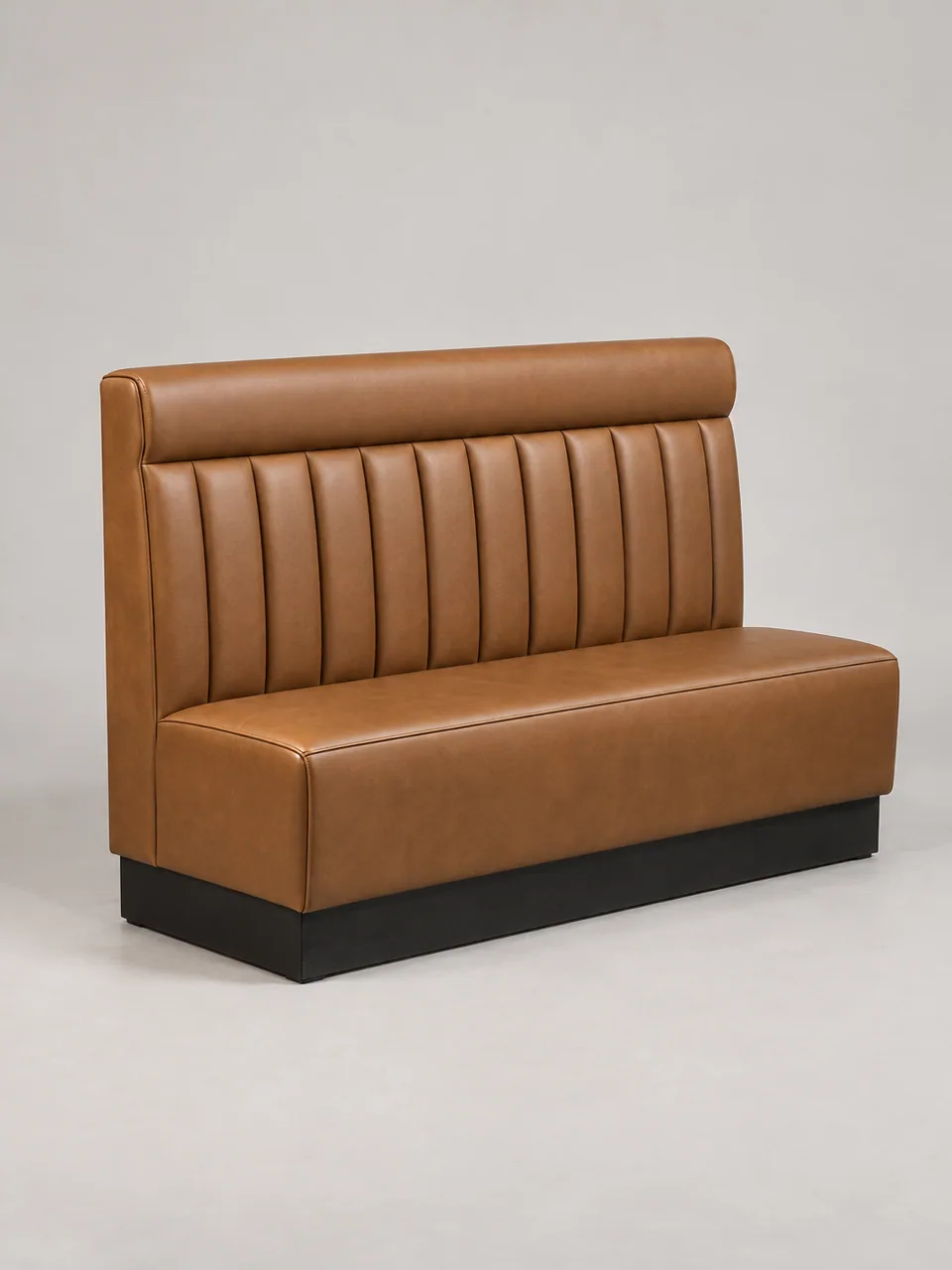 Cognac Headroll Booth