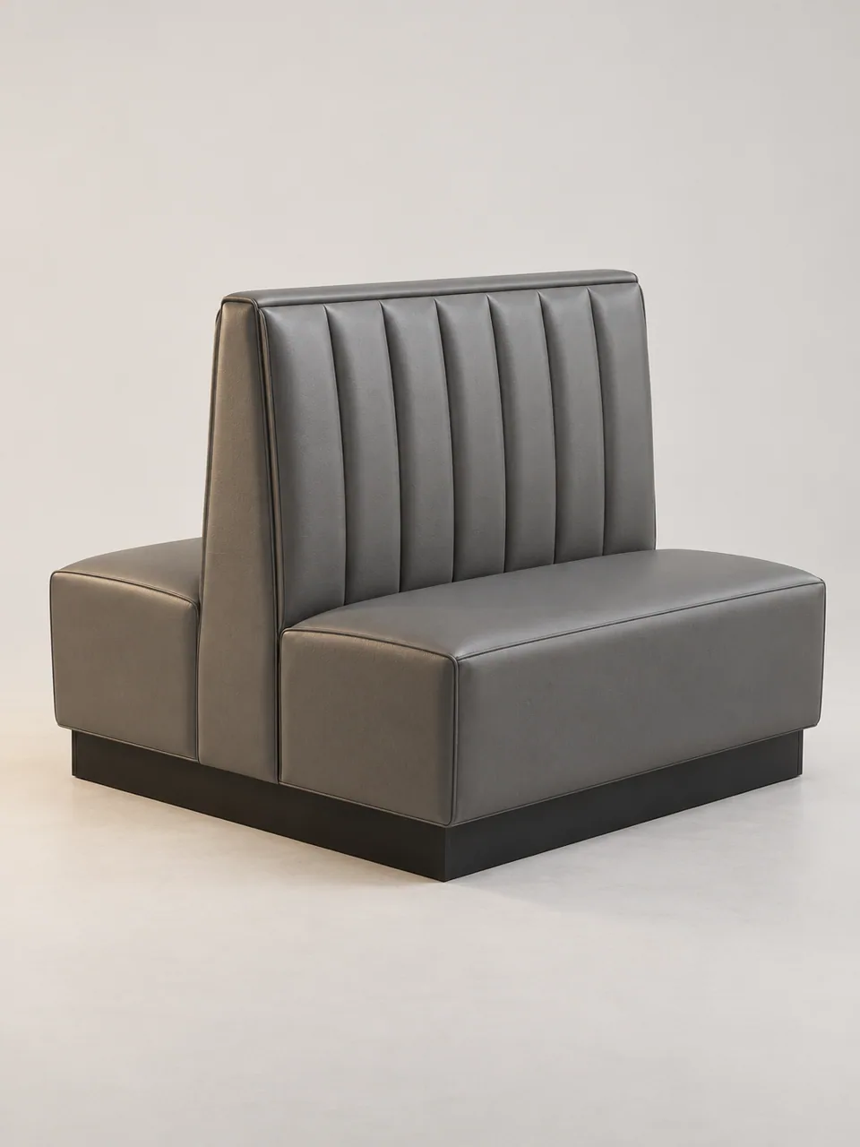 Graphite Channel Double Booth