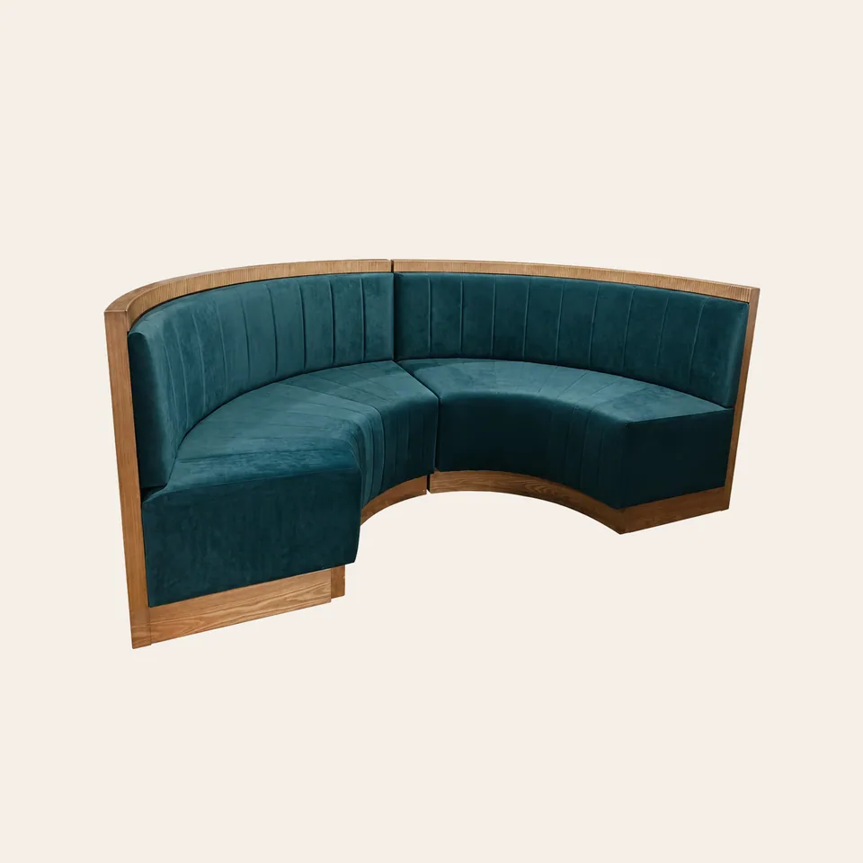 Lagoon Half-Round Booth