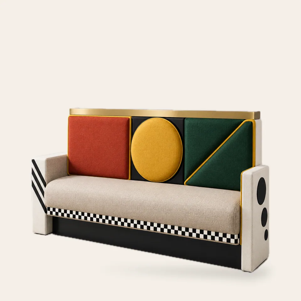 Memphis Checkerboard Booth