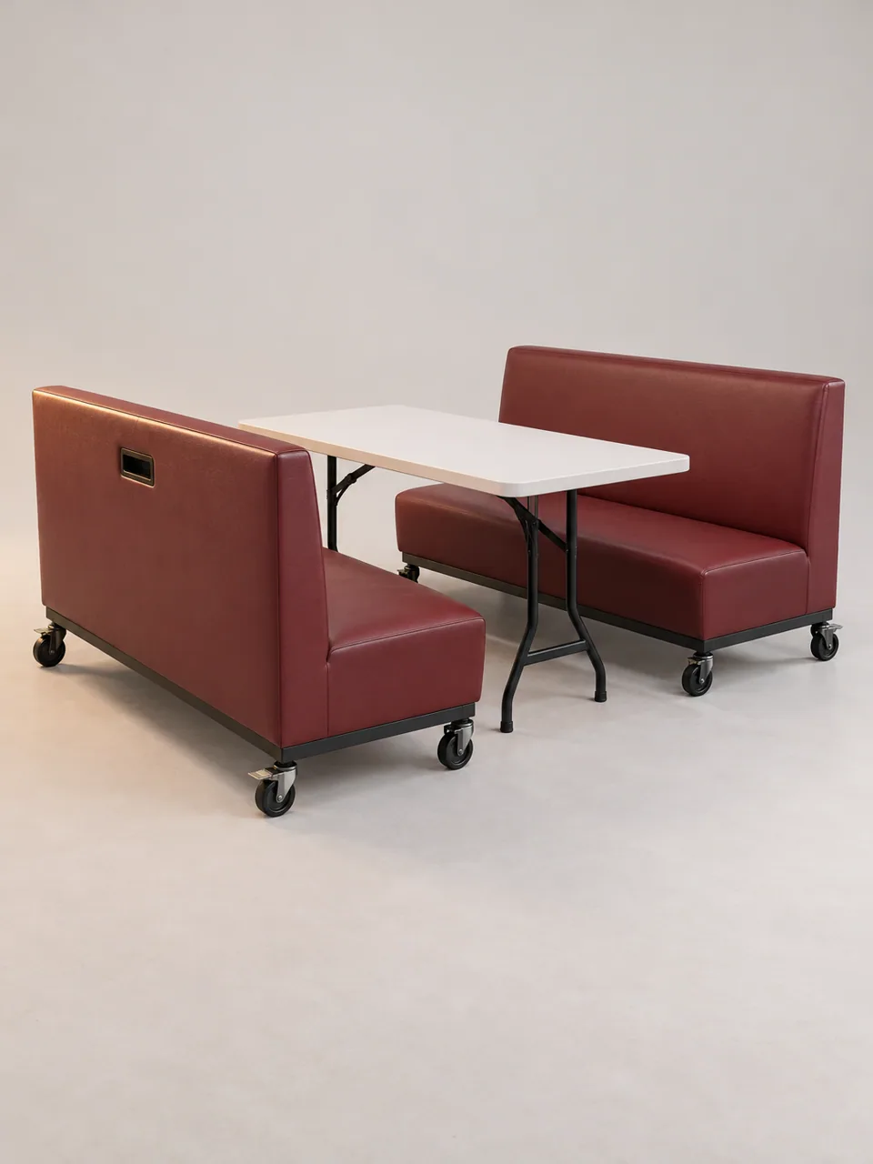Roll-Away Booth Pair