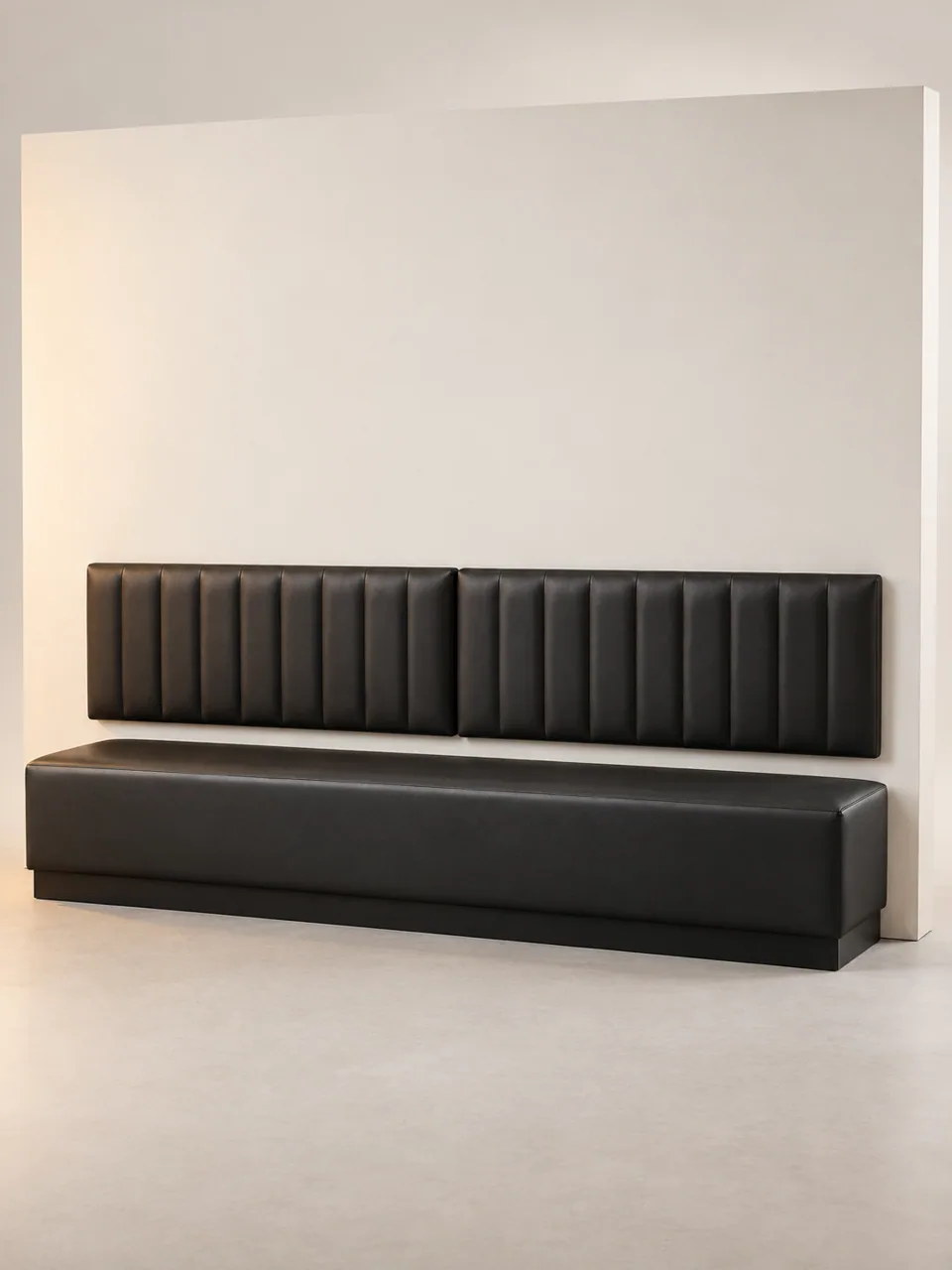 Wall-Hung Channel Panel Bench